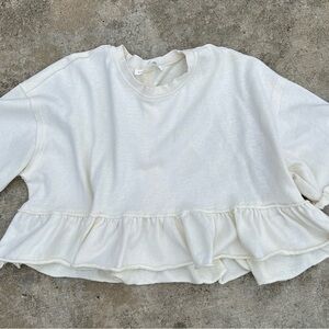 Altar'd State Cream Knit Top